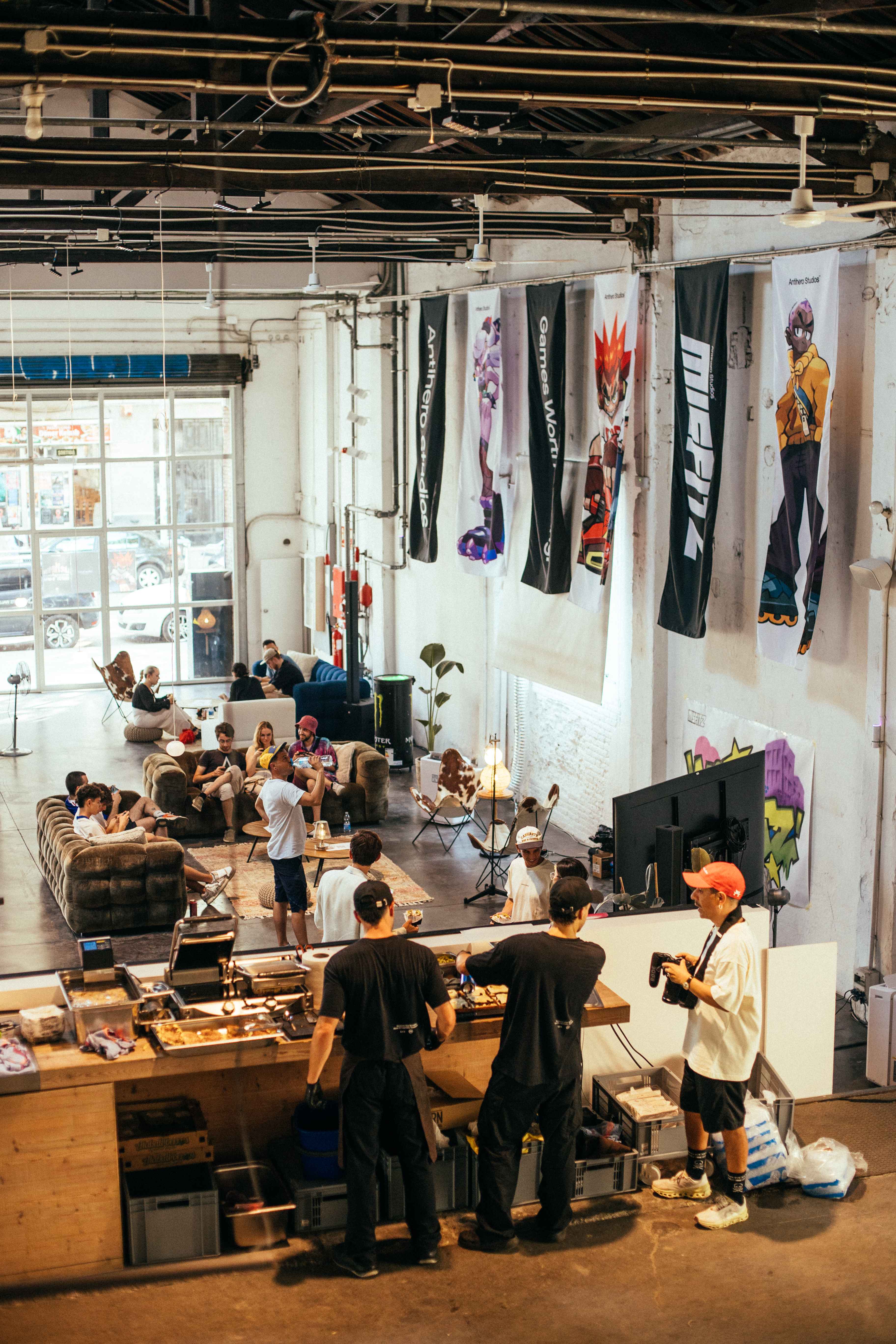Antihero Studios live playtest venue