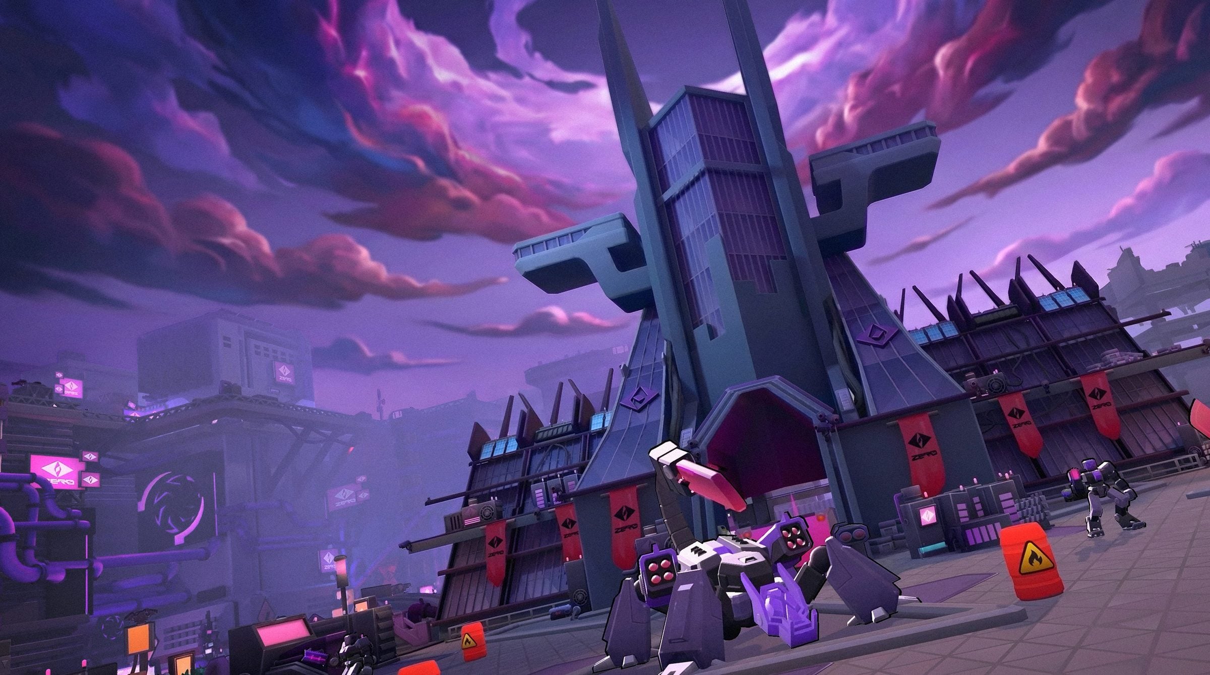 MISFITZ β Zero's neon-lit streets